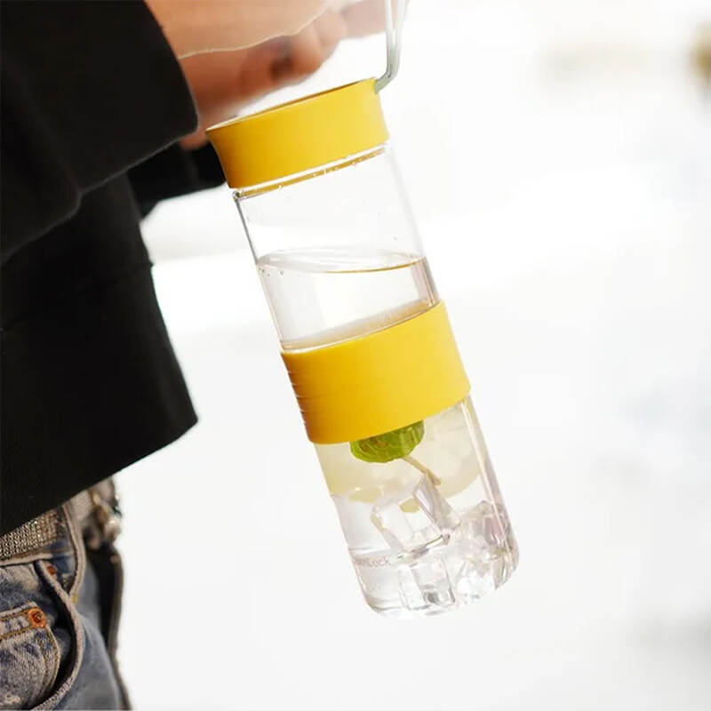 Bình Nhựa LocknLock Teapy 500mL- 2 Màu (Trắng, Vàng) - ABF784 image number null